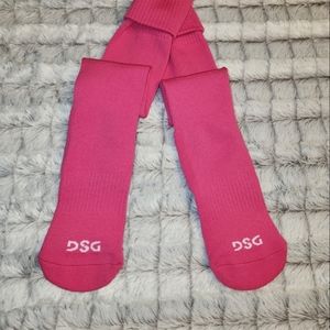 DSG pink compression socks
